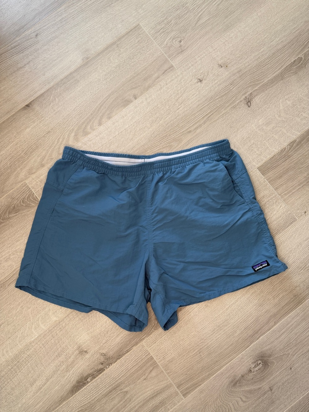 Patagonia Baggies 5in Shorts Large Slate Blue 100% Nylon